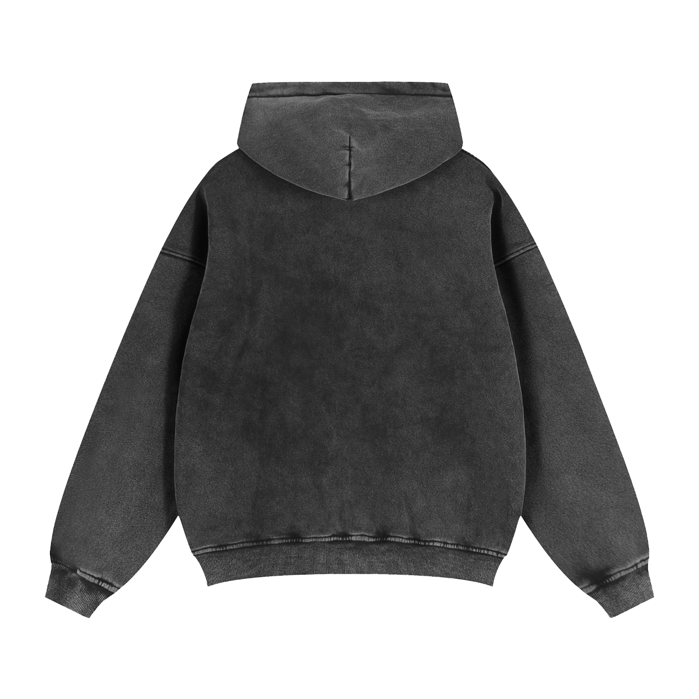 SelahGT Acid Washed Zipped Hoodie V3 - Black