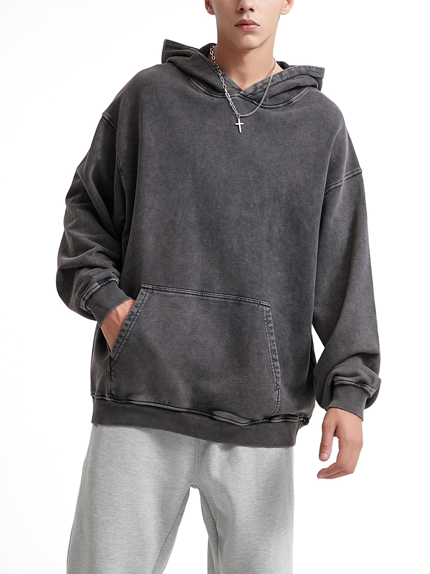 SelahGT Acid Wash Oversize Hoodie