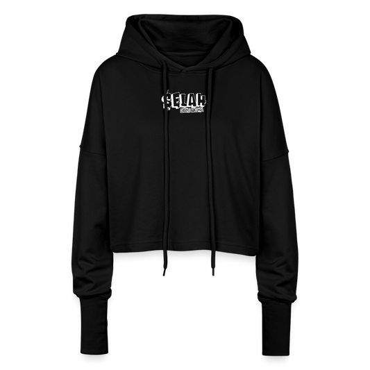 Cropped Women’s Hoodie - black